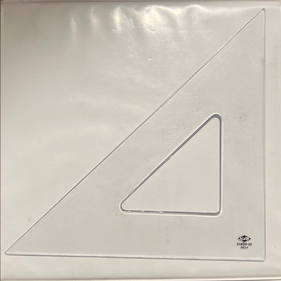 Clear Triangle Ruler - Picture 3 of 4